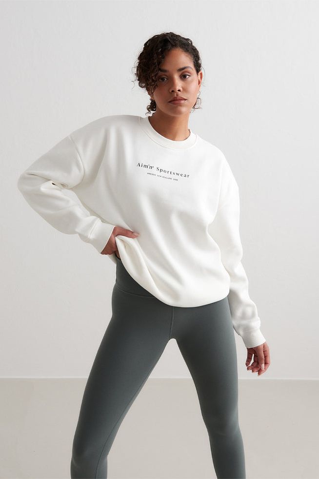 Serif Sweatshirt | Off White
