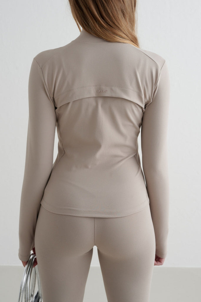 Dark Clay Sense Zip Jacket