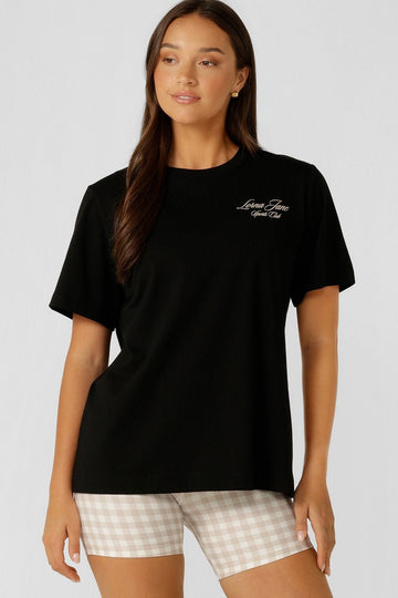 Wellness Retreat Relaxed T-Shirt | Black