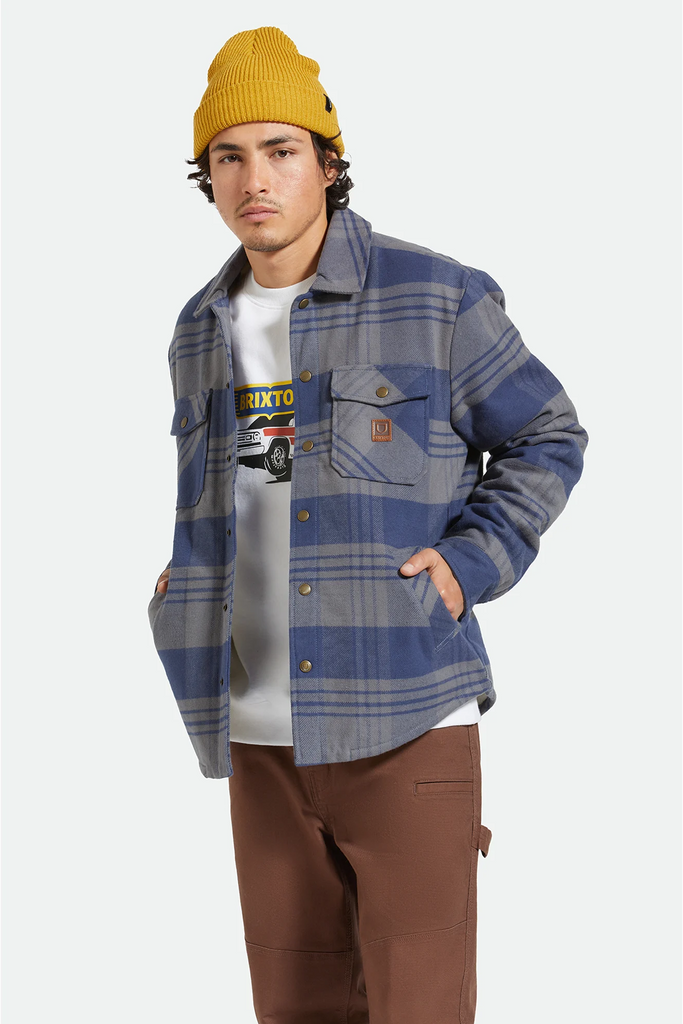 Durham Lined Jacket | Washed Navy Plaid