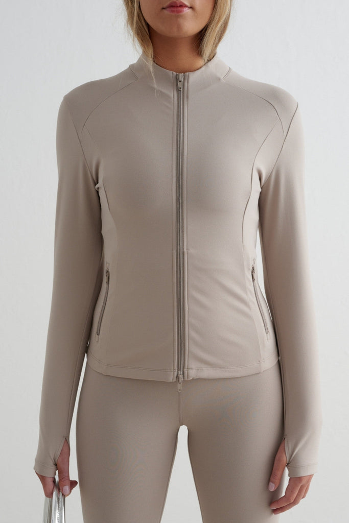 Dark Clay Sense Zip Jacket