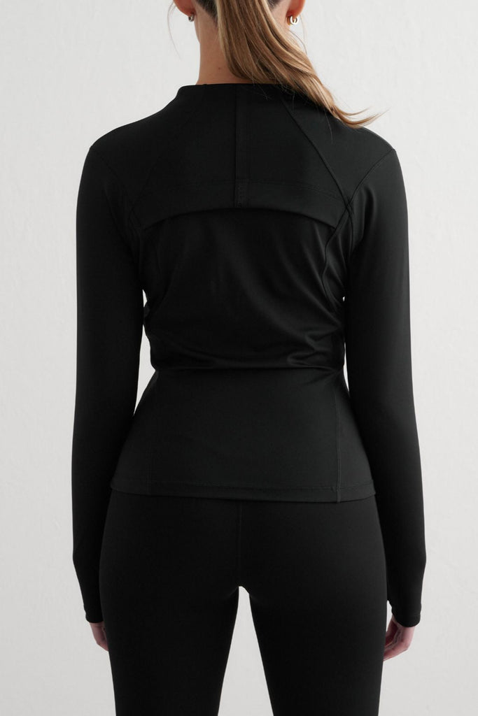 Black Sense Zip Jacket