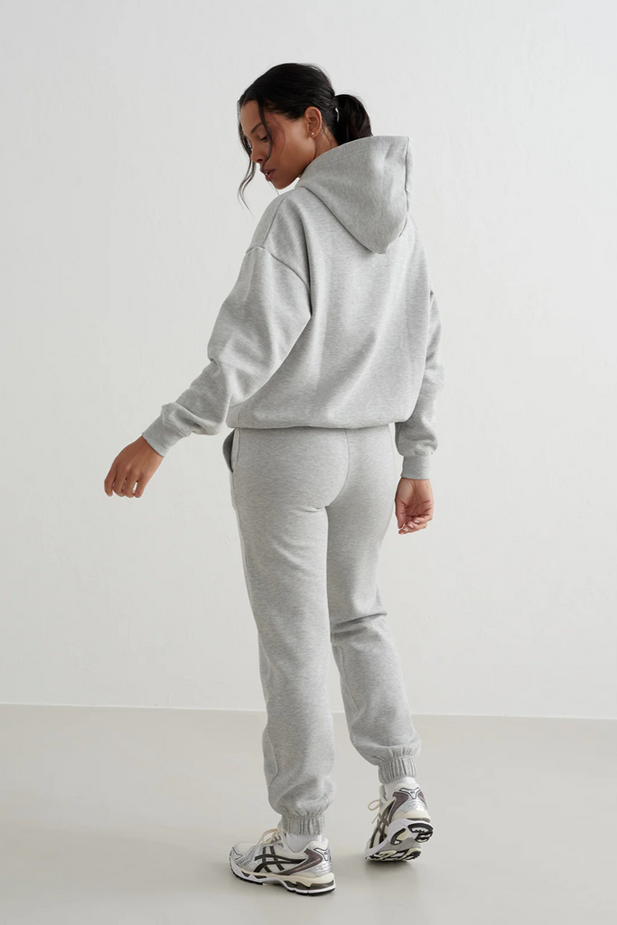 Varsity Sweat Hood | Grey