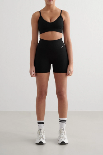 Ribbed Seamless Deep Cut Bra