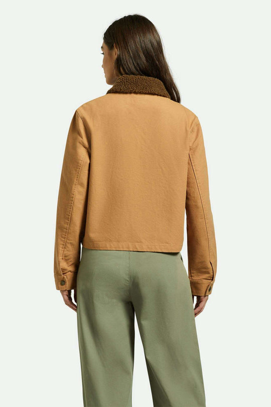 Mechanics W Garage Zip Jacket | Tobacco Brown