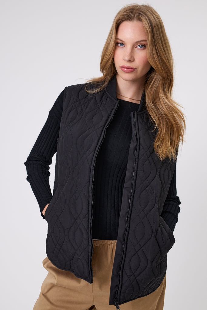 Colorado Quilted Vest | Black