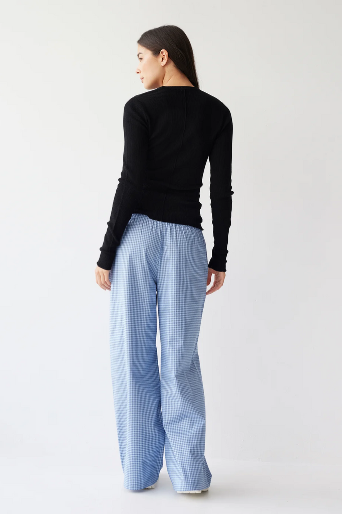 Merino Long Sleeve Knit | Black