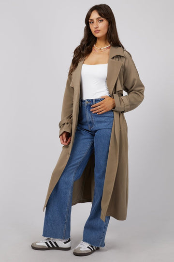 Eve Staple Trench Coat | Tan