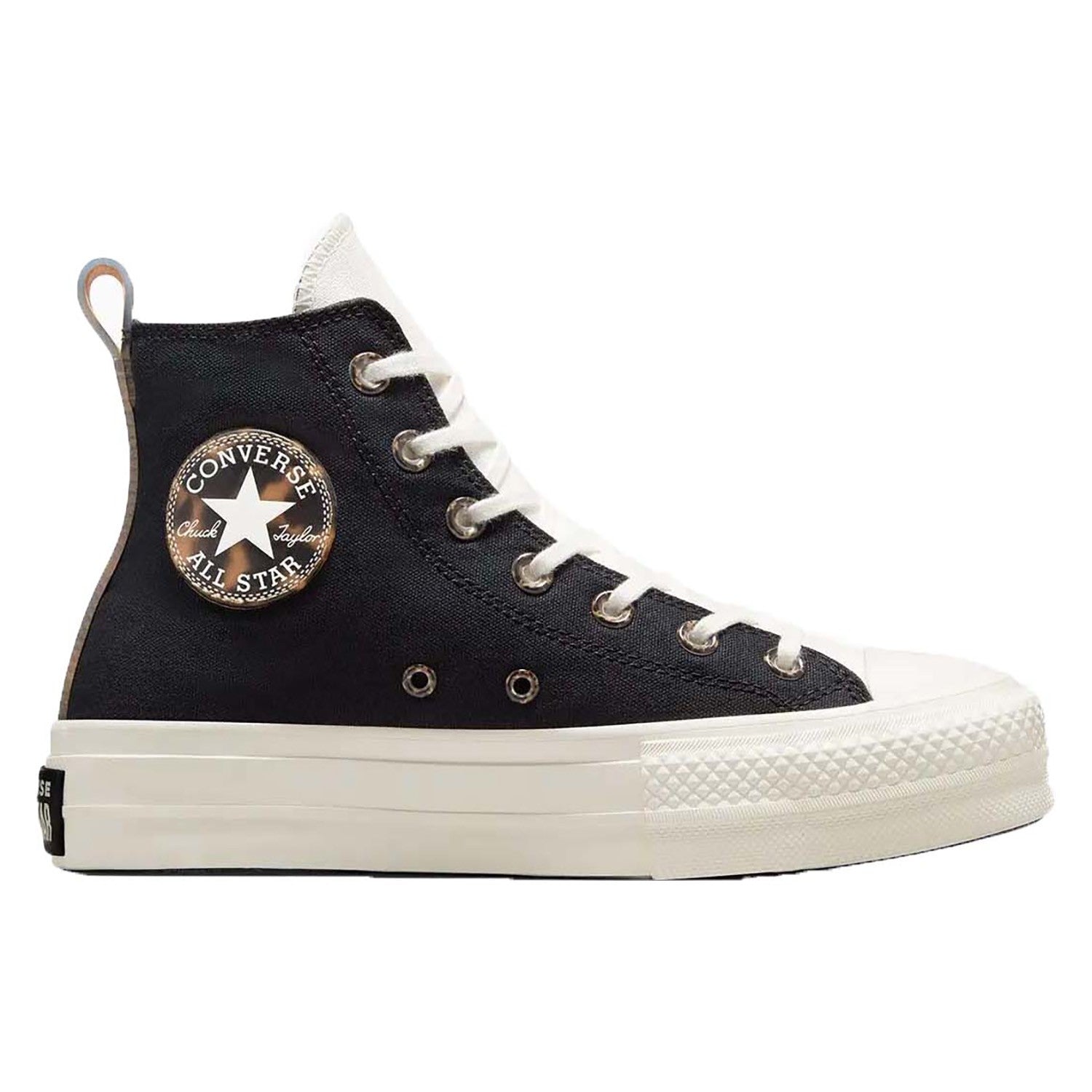 Black and sales gold converse womens