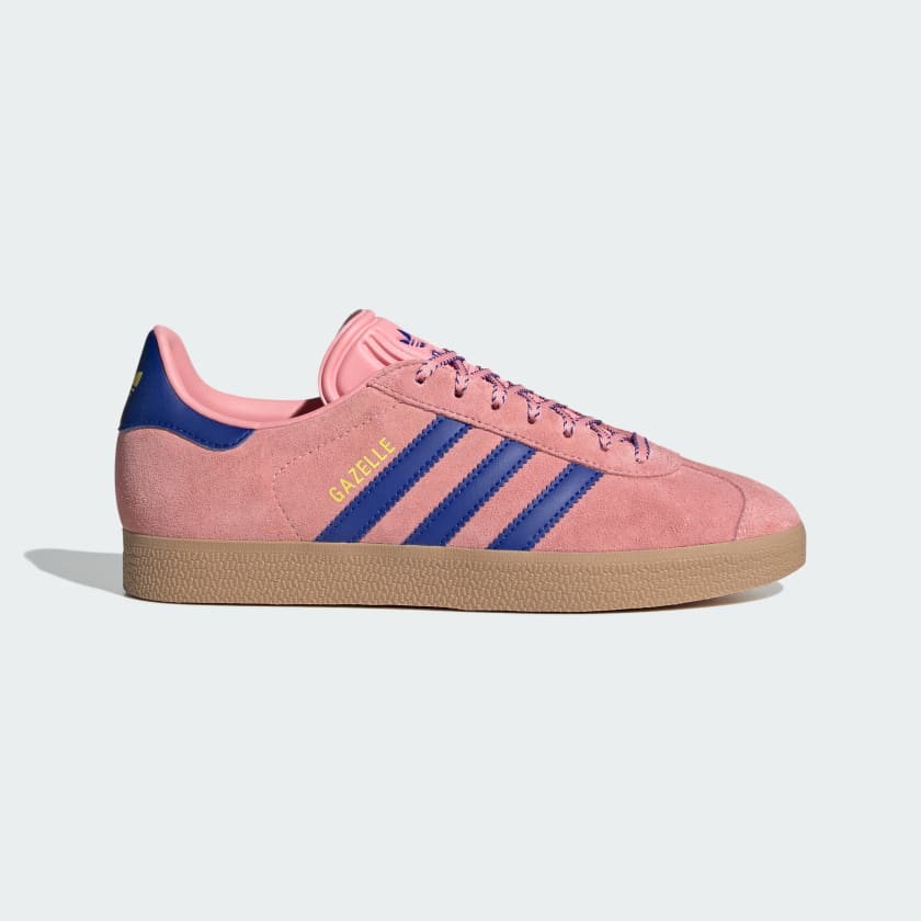 Womens Gazelle | Semi Pink/Lucid Blue/Pure Sulfur