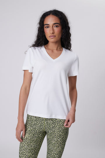 Half Time V Neck Tee
