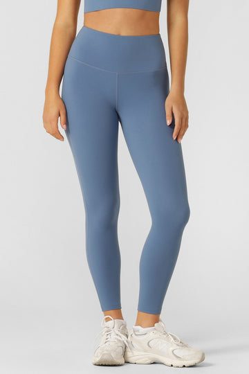 Lotus No chafe Phone Pocket AB Leggings | Moonlight Blue