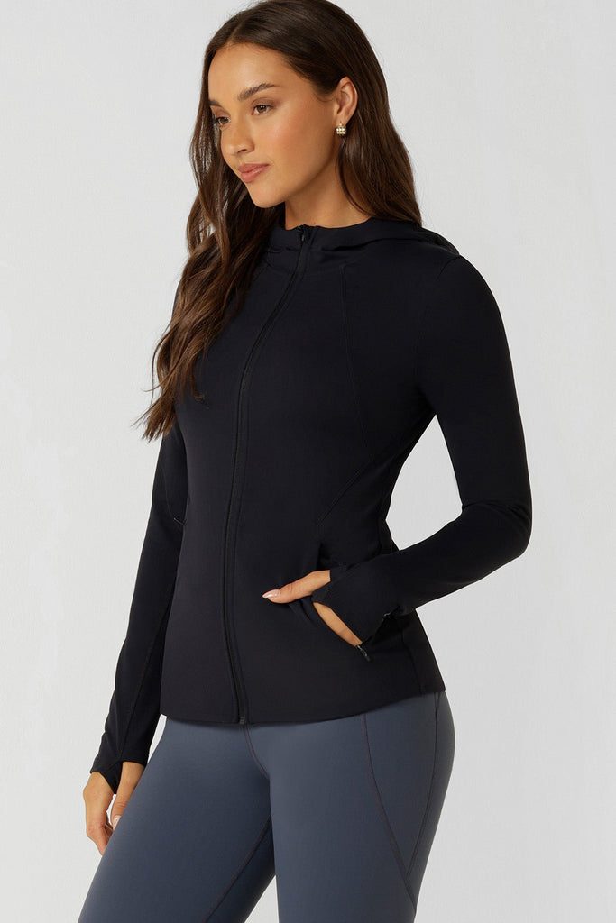 Amy Ultimate Thermal Hooded Jacket | Navy