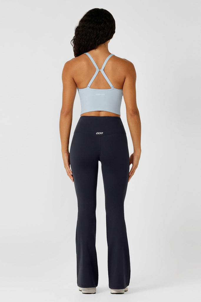 Lotus Thermal Flared Leggings | Navy