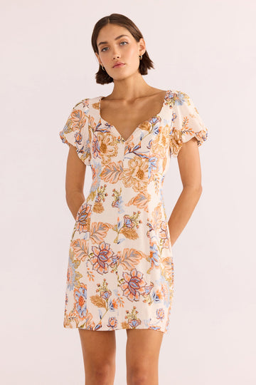 Marceline Panel Mini Dress | Chintz Floral