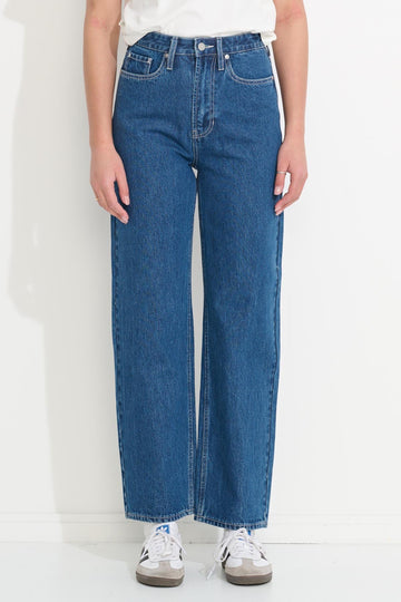 Womens Makers Straight Jean | Indigo