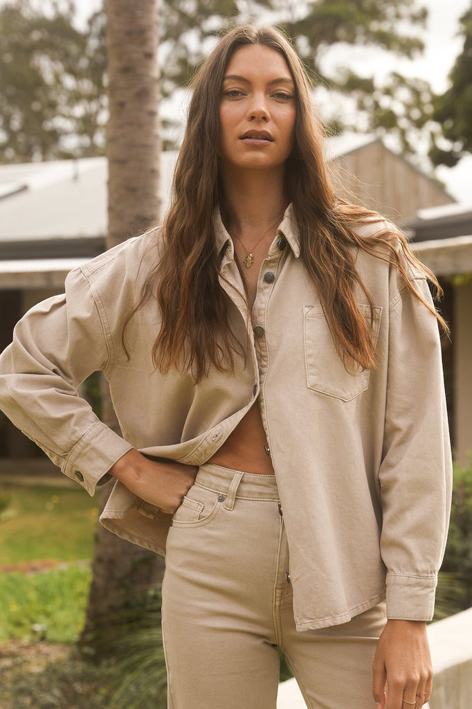 Maci Shirt | Beige