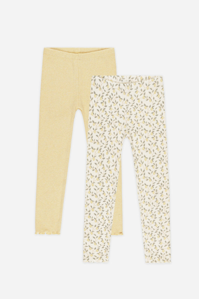 Ribbed Leggings Set | Lemons