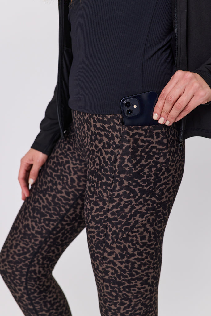Pace 7/8 Legging | Cheetah Print