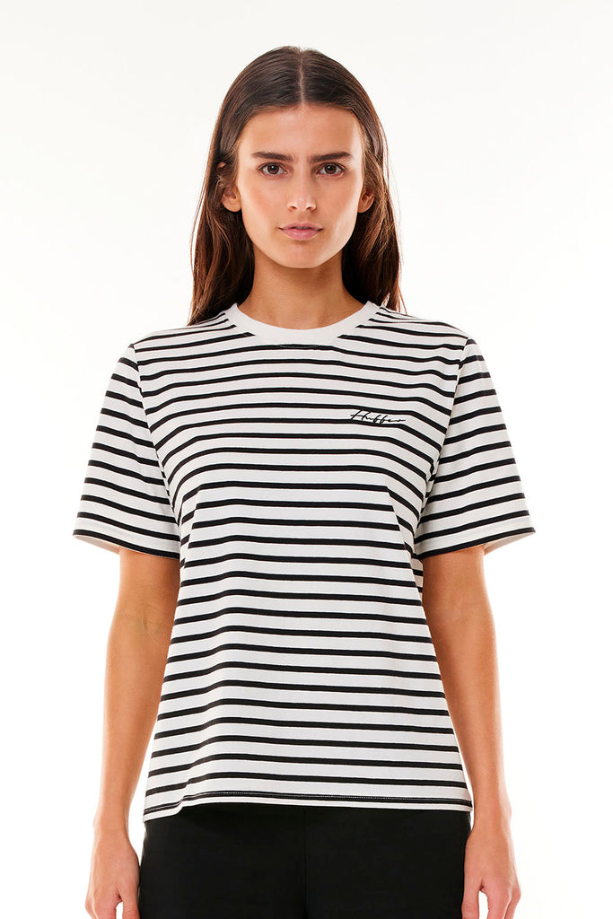 Womens Oui Oui Classic Tee | Black/Chalk