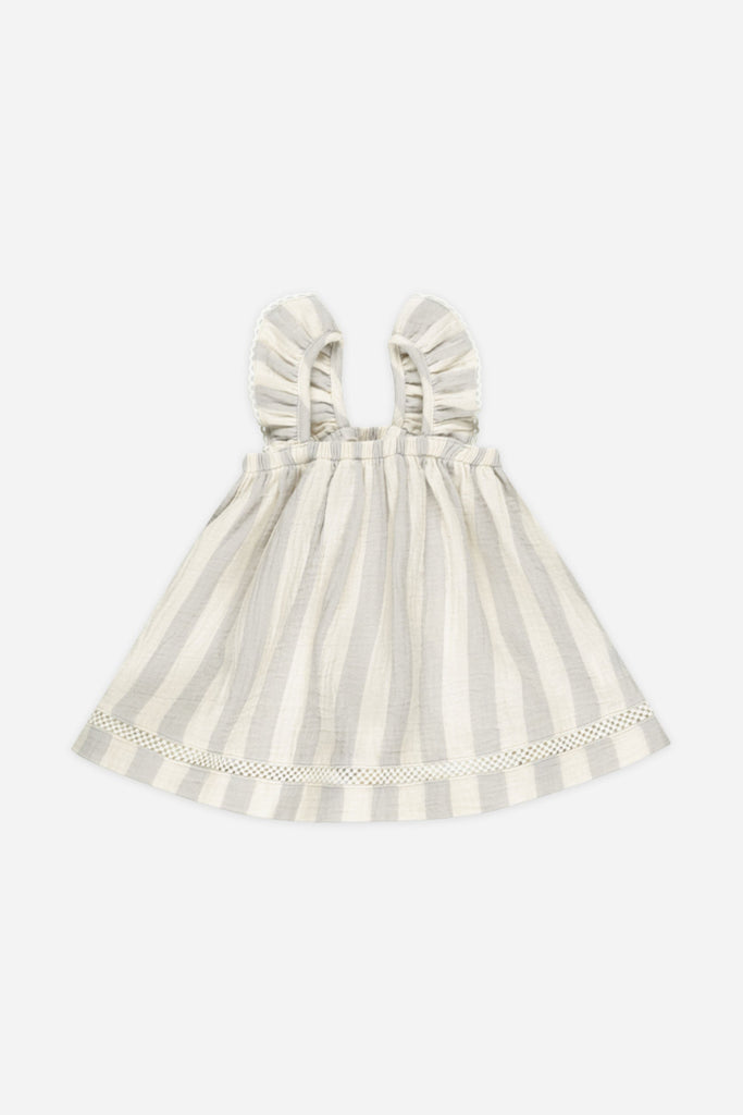 Ruffled Tank Dress | Sky Stripe