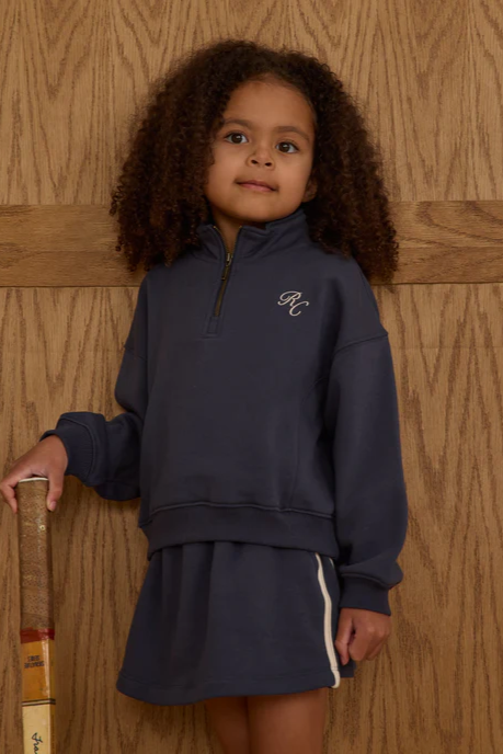 Half Zip Sweatshirt| Navy
