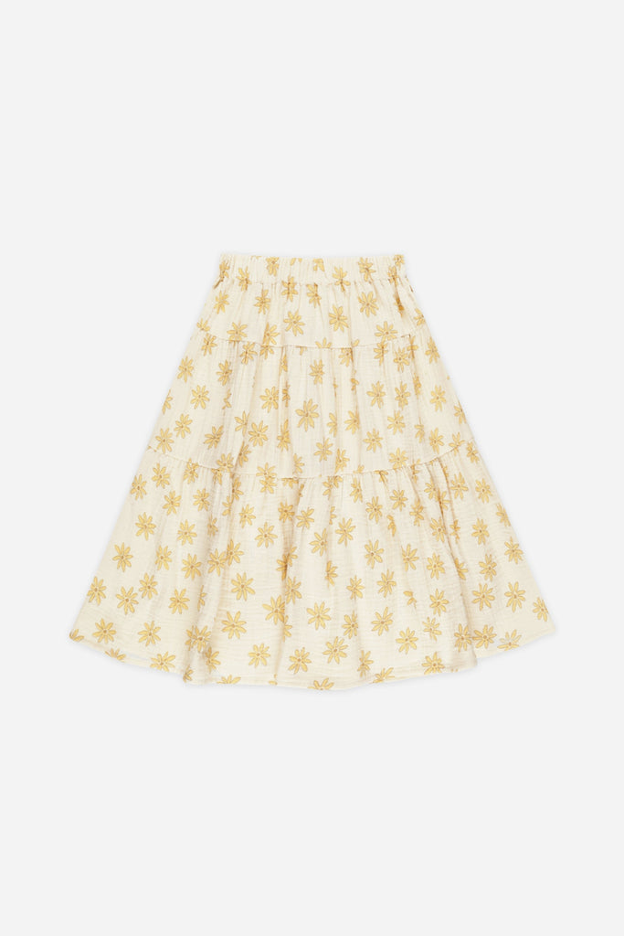 Tiered Midi Skirt | Daisies