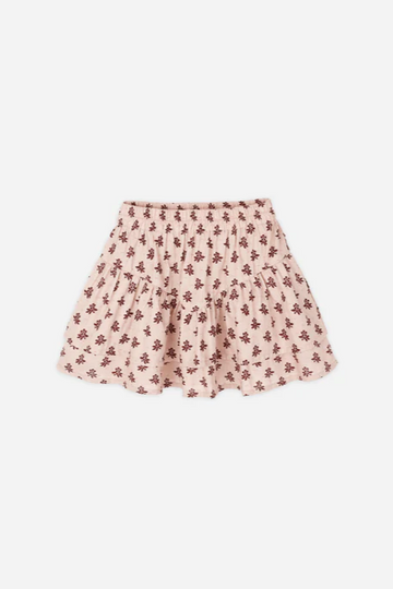 Tiered Mini Skirt | Blush Fleur