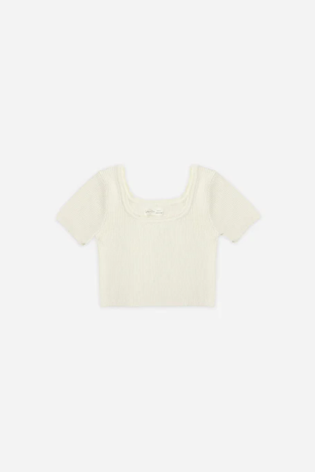 Scallop Tee | Natural