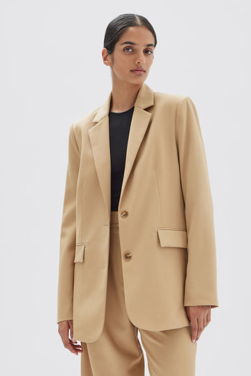 Roberta Wool Jacket | Tan