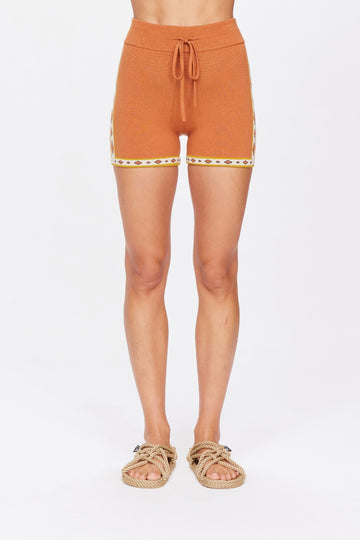 Vadella 4In Knit Spin Short | Chai