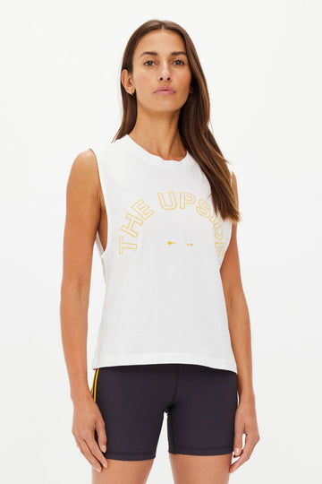 Dawson Logo Tank Top | White