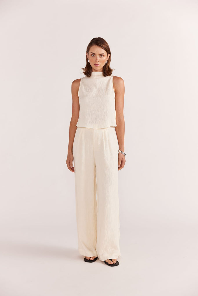 Sabine Wide Leg Pants | Vanilla