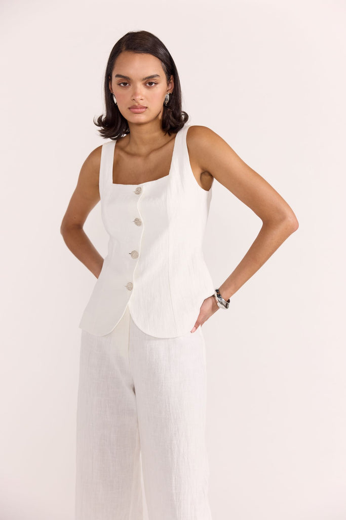 Eden Vest | White