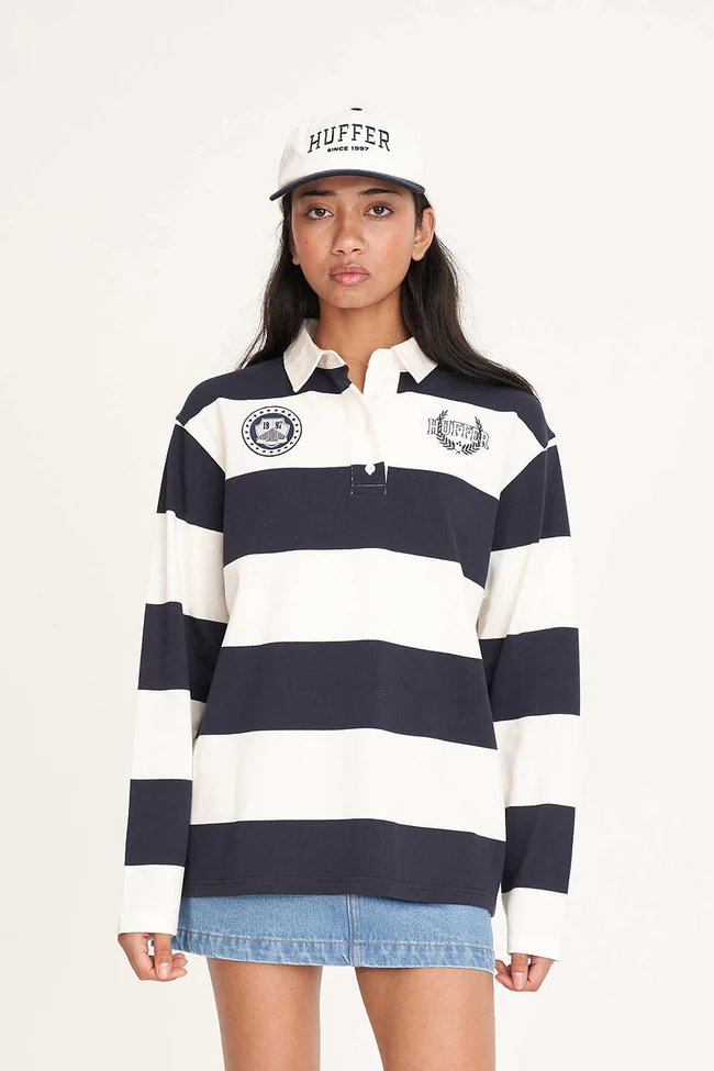 Womens All Stars Oversized Rugby Top