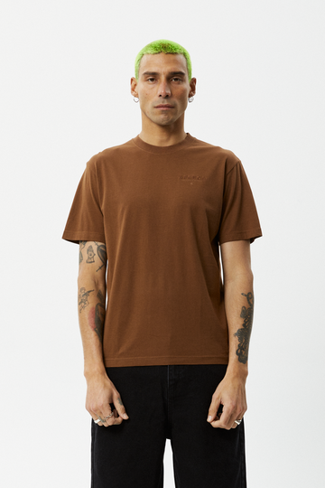 Outside Graphic Retro T-Shirt | Toffee