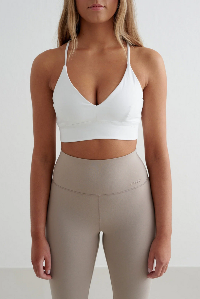 Sense Strap Bra | White