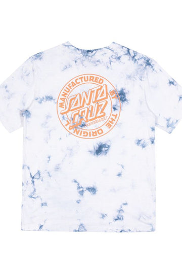MFG Dot Reg Fit Tee - White Tie Dye