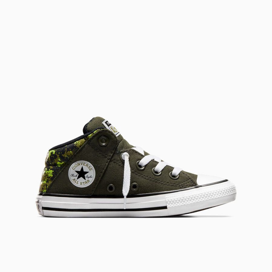 Toddler Chuck Taylor Axel Digi Camo Mid - Forest Shelter, Grassy & White