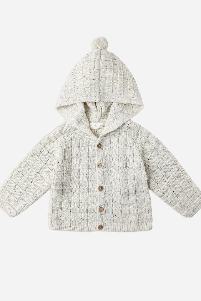 Tassel Cardigan | Oat Speckle