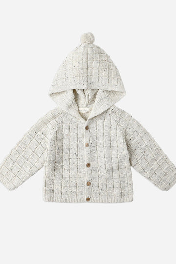 Tassel Cardigan | Oat Speckle