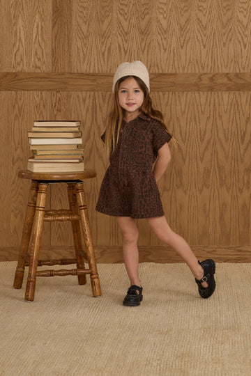 Utility Romper| Leopard