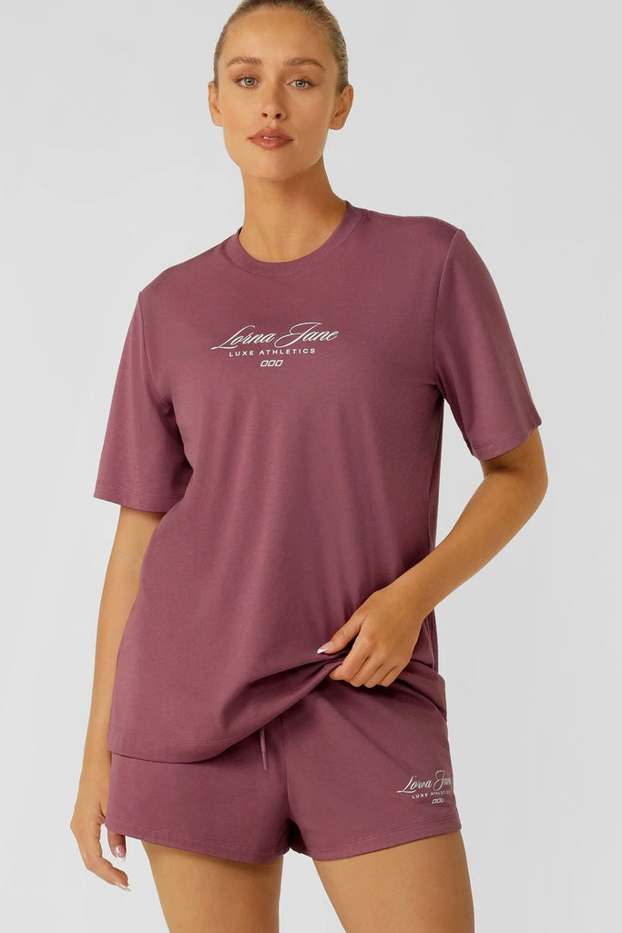 Luxe Athletic Relaxed T-Shirt