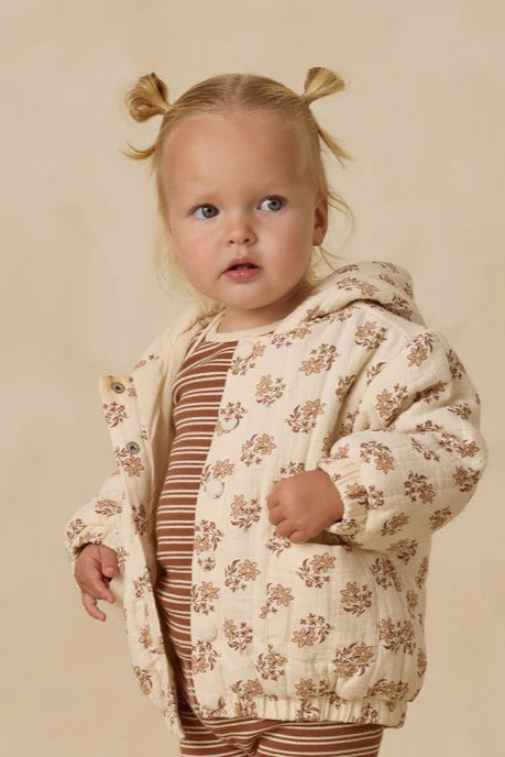 Hooded Woven Jacket| Daylily