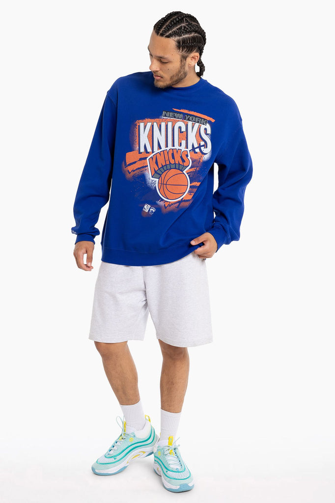 Abstract Logo Crew Knicks | Blue