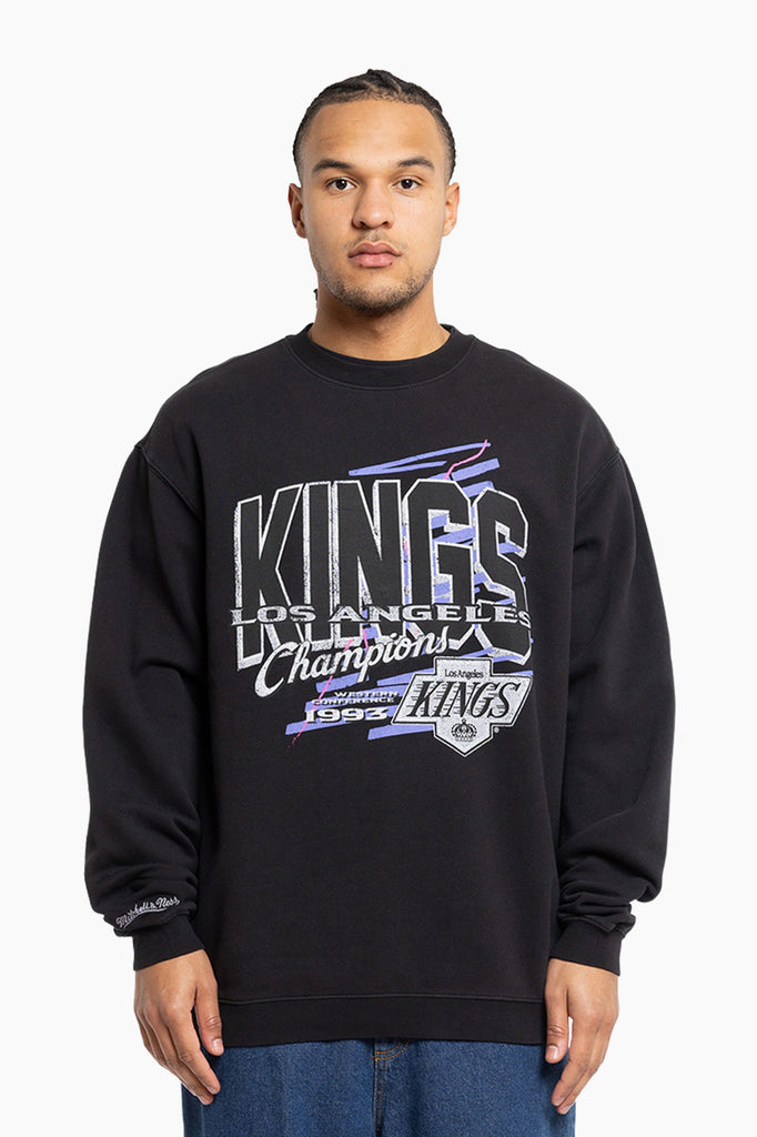 Los Angeles Kings Conference Champs Crew | Faded Black