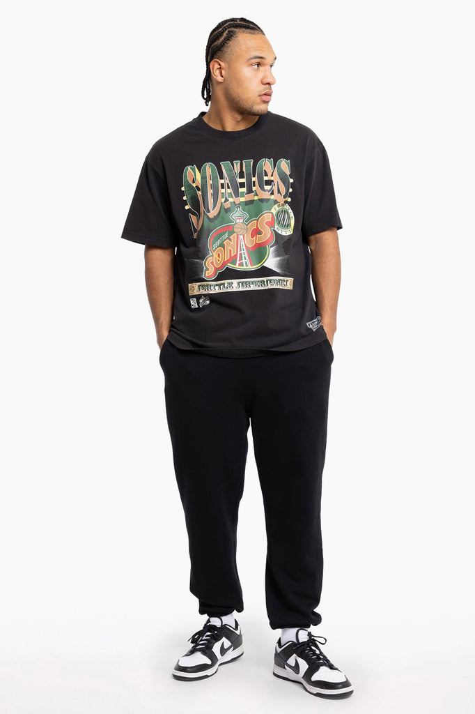 Seattle Supersonics In The Spotlight Tee | Faded Black