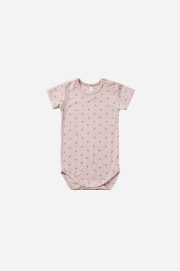 Bamboo Short Sleeve Bodysuit | Twinkle Blush