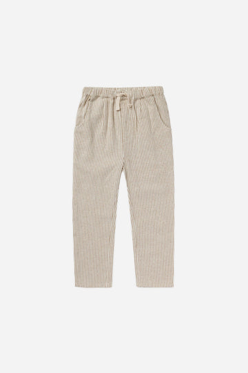 Ethan Trouser - Brass Pinstripe