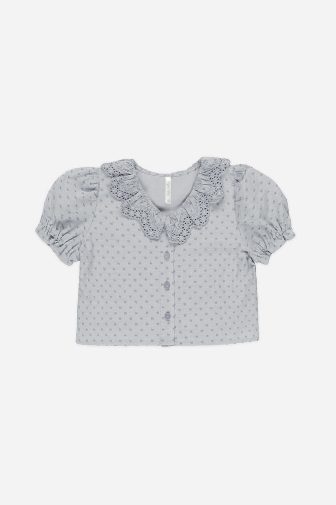 Bella Blouse | Dusty Blue